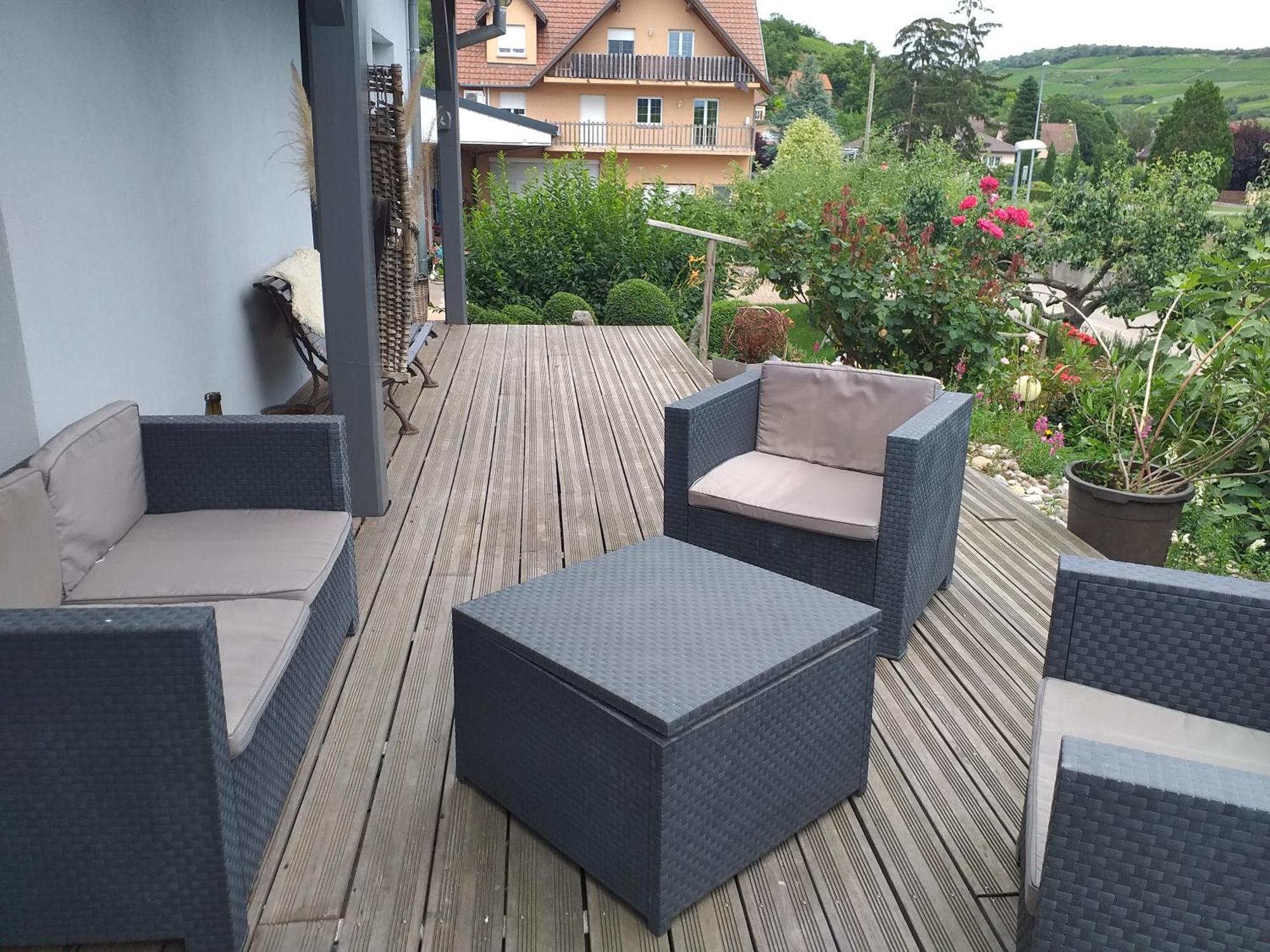 Gite Dans Vignoble Alsacien Westhalten ภายนอก รูปภาพ